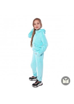 Timbo мятный велюровый костюм для девочки Monica K059532